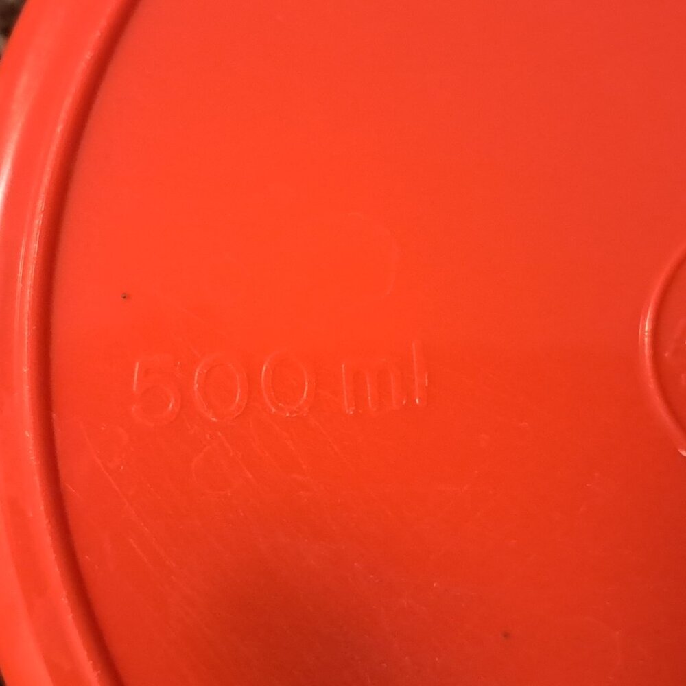 Disney Mickey Mouse Tupperware 2 500ml 6 inch diameter bowls with lids 6403B-4&5 - Picture 3 of 9